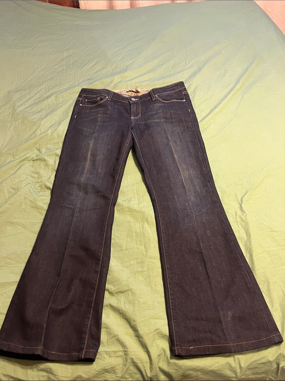 PAIGE Dark Blue Flare Jeans for Women